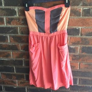 Sleeveless summer mini dress